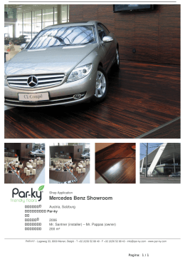 Mercedes Benz Showroom - PAR-KY
