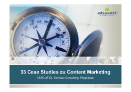33 Case Studies zu Content Marketing - CRM