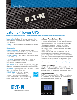 Eaton 5P Tower UPS
