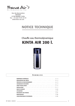 KINTA AIR 200 l. - Espace Professionnel France Air