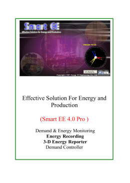 Effective Solution For Energy and Production (Smart EE 4.0 Pro )