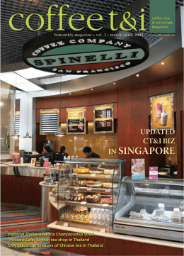 in singapore - Coffee Tea and Ice Cream Magazine