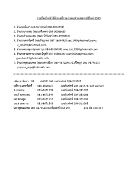 ปลัด อ.เมืองฯ 08 6-6031166เบอร์แฟกซ์ 034
