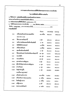 รายละเอียดครุภัณฑ์