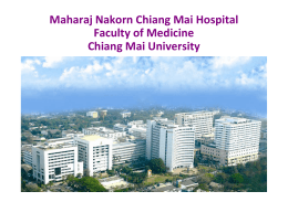 Maharaj Nakorn Chiang Mai Hospital Faculty of Medicine Chiang