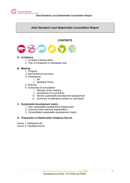Draft KI Biogas_GS_Stakholder Consultation report_110309