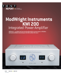 ModWright Instruments KWI 200