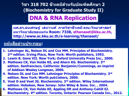 DNA polymerase I - มหาวิทยาลัยขอนแก่น