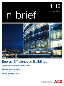 Energy Efficiency in Buildings