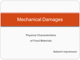 Mechanical Damages