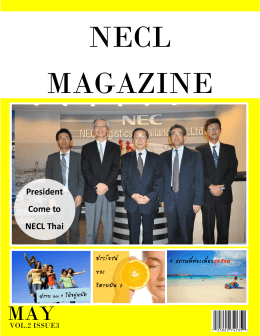 President Come to NECL Thai - Nippon Express NEC Logistics