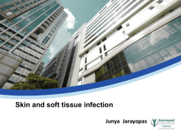 Skin and soft tissue infection