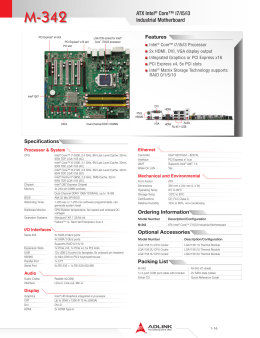 ATX Intel® Core™ i7/i5/i3 Industrial Motherboard
