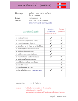 ราชอาณาจักรนอร์เวย์ (NORWAY)