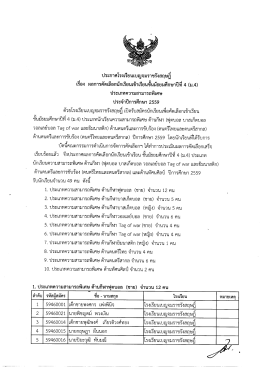 Page 1 ประกาศโรงเรียนเบญจมราชรังสฤษฎ์ เรื่อง