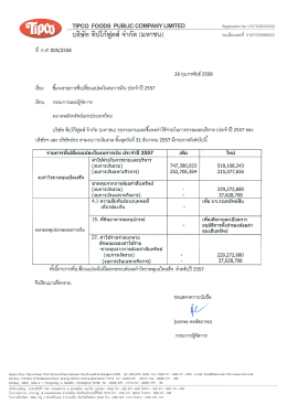 บริษัท ทืป่โก้พู่ตส์ จํากัด (มหาชน) ทะเบียนเลขà