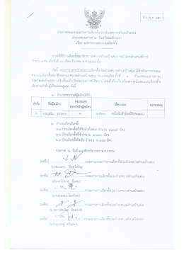 ผลคะแนน ส.ทต.บ้านซ่อง แทน ต.น.ว่าง