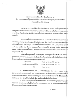 เรื่อง การบรรจุและแต่งตั่งผู้สอบเเข่งขั้นได