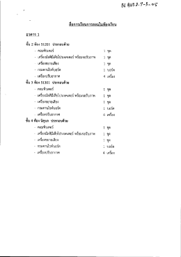 ธิ์บ 2 ห้อง 51201 ประกอบด้วย