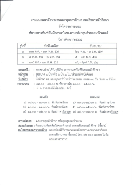 งานแนะเเบรจัดหางามเเละหุบการคึกษา กองกิจการ