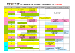 B Sc CS timetable 2_56 unofficial 16 Dec