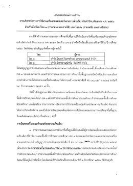 เอกสารซกซอมความเขาใจ การบริหารจัดการการใช้ง