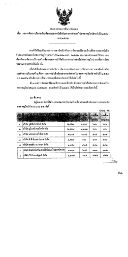 ประกาศกรบการค้าต่างประเทศ เรือง ผลการจัดสรร  ¸