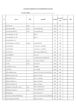 รายการต่อรองวัสดุสํานักงาน (สํารองคลัง) ปีงบป