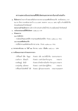 หมู่ที่ 1 - องค์การบริหารส่วนตำบลโพธิ์เก้าต้น สังกัดกรมส่งเสริมการ
