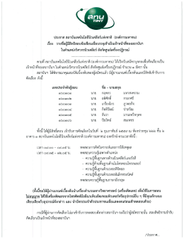 ประกาศ สถาบันเทคโนโลยืบิวเคลียว์เเห่งชาตึ (อà