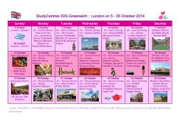 StudyCentres ISIS Greenwich : London on 5