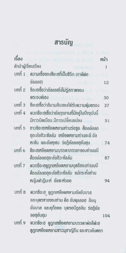 Page 1 สารบัญ เรื่อง หน้า คำนำผู้เรียบเรียง 1 บทที่ 1 ดวามเชื่อของชีอะฮที่