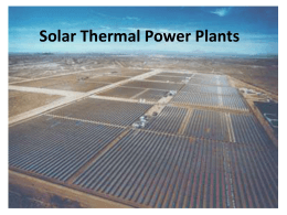 Chapter 4 Solar Thermal Power Plants