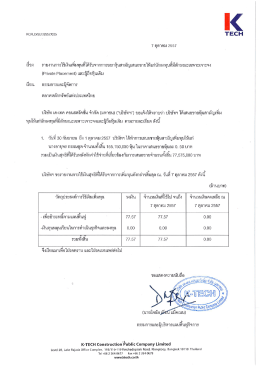 ปี่ เรอง - ตลาดหลักทรัพย์แห่งประเทศไทย