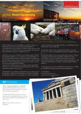 หนึ่งวันกับ Mount Dandenong