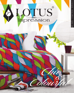Chic Colourful - Lotus Bedding