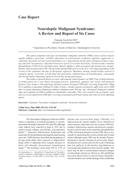 A Review and Report of Six Cases