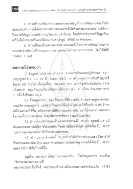 มนุษยศาสตร์ สังคมศาสตร์ ปีที่ 22 ฉบับที่ 1 พ.ศ. 2547