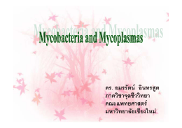 Mycobacteria, Mycoplasma