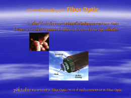 การเชื่อมต่อ Fiber Optic