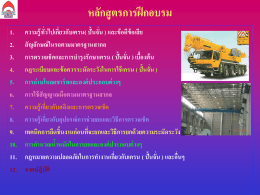 การใช้เครนชนิดอยู่กับที่อย่างปลอดภัย - แหล่งข้อมูลพื้นฐานเพื่อเป็นแนวทาง