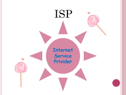 ISP หรือ Internet Service Privider