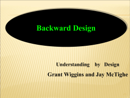แผนการจัดการเรียนรู้แบบเดิม แผนการจัดการเรียนรู้แบบ Backward Design