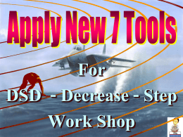 Apply New 7 Tools