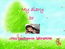 My Diary - eClassnet