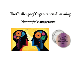 องค์กรแห่งการเรียนรู้( Learning Organization : LO)