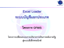 7.1.1 Excel Loader GL