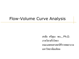 Flow-volume loop/curve ------- TODAY