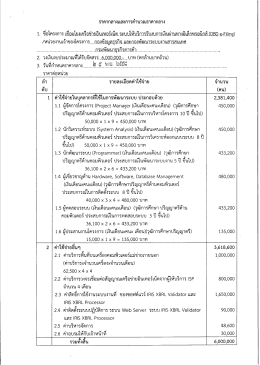 ราคากลางและการคำนวณราคากลาง โครงการเชื่อมโยงเครือข่ายอินเทอร์เน็ต