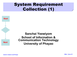 Lec.05 System Requirement Collection 1